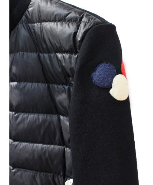 MONCLER（モンクレール）MONCLER (モンクレール) MAGLIA CARDIGAN ブラック サイズ:XSの古着・服飾アイテム
