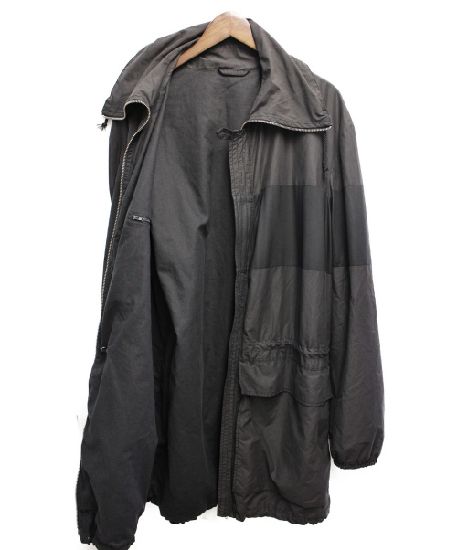 Maison Margiela（メゾンマルジェラ）Maison Margiela (メゾンマルジェラ) 切替ジップコート ブラック サイズ:44の古着・服飾アイテム