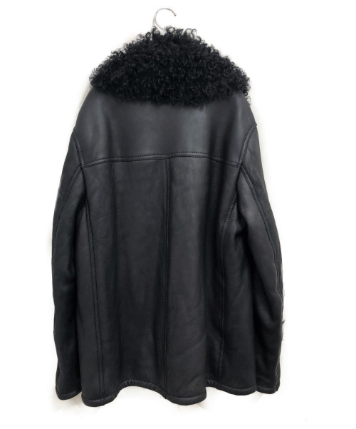 GUCCI（グッチ）GUCCI (グッチ) ムートンジャケット ブラック サイズ:52の古着・服飾アイテム