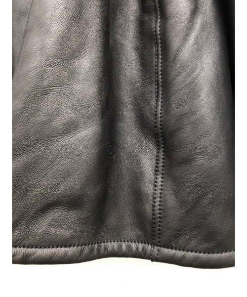 GUCCI（グッチ）GUCCI (グッチ) ムートンジャケット ブラック サイズ:52の古着・服飾アイテム
