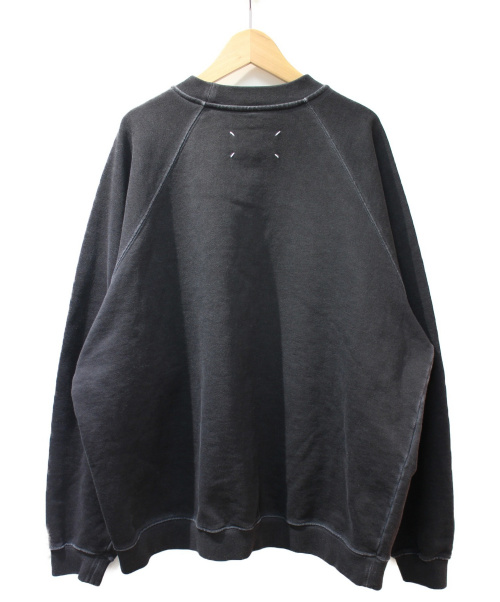 Maison Margiela（メゾンマルジェラ）Maison Margiela (メゾンマルジェラ) フロントスティッチスウェット ブラック サイズ:Sの古着・服飾アイテム