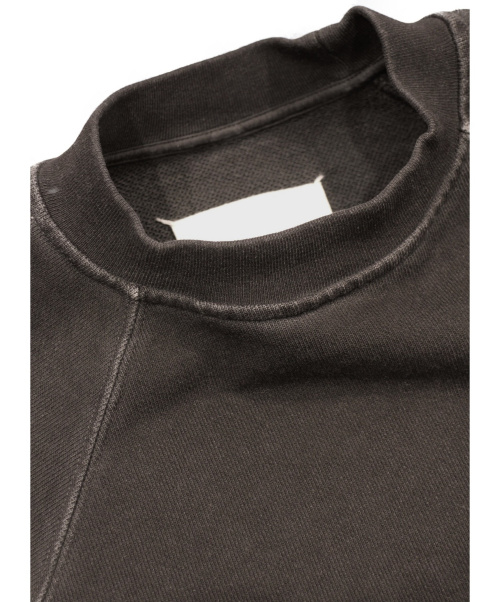 Maison Margiela（メゾンマルジェラ）Maison Margiela (メゾンマルジェラ) フロントスティッチスウェット ブラック サイズ:Sの古着・服飾アイテム