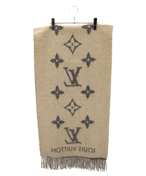 LOUIS VUITTON（ルイ ヴィトン）LOUIS VUITTON (ルイヴィトン) カシミヤストール グレー サイズ:－ エシャルプレイキャビックの古着・服飾アイテム