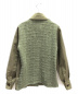 CHANEL (シャネル) ツイードコンビミリタリージャケット オリーブ サイズ:34 CUBA COCO COLLECTION：118000円