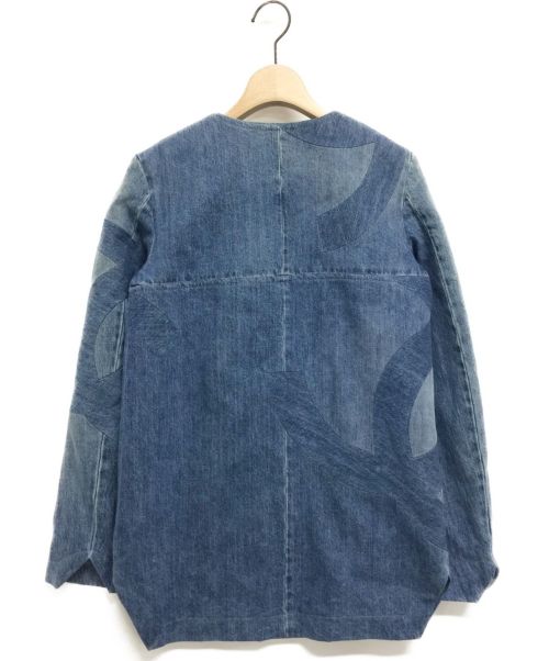 CHANEL（シャネル）CHANEL (シャネル) デニムノーカラージャケット サイズ:34の古着・服飾アイテム