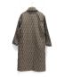 FENDI (フェンディ) リバーシブルステンカラーコート ブラウン×ブラック サイズ:- ズッカ柄：29800円