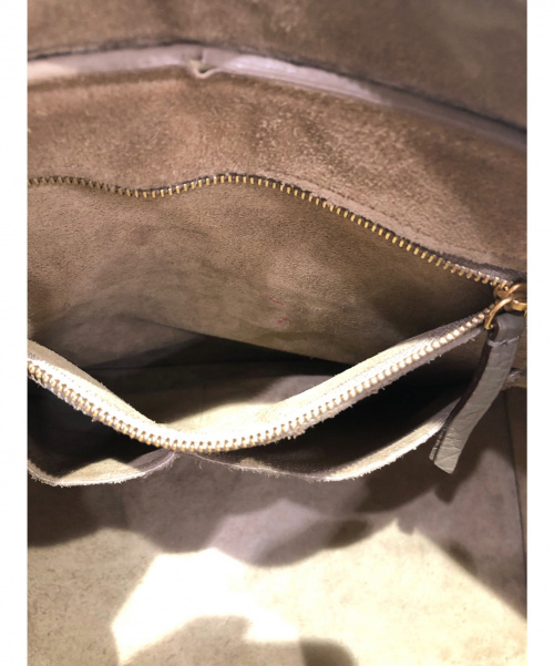 CELINE（セリーヌ）CELINE (セリーヌ) リングバッグ グレージュ サイズ:-の古着・服飾アイテム