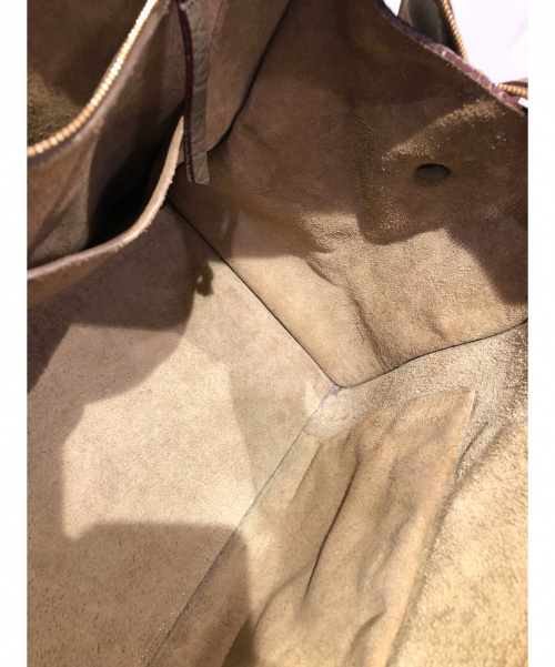 CELINE（セリーヌ）CELINE (セリーヌ) リングバッグ グレージュ サイズ:-の古着・服飾アイテム