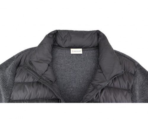 MONCLER（モンクレール）MONCLER (モンクレール) ダウン切替ニットジャケット サイズ:－の古着・服飾アイテム