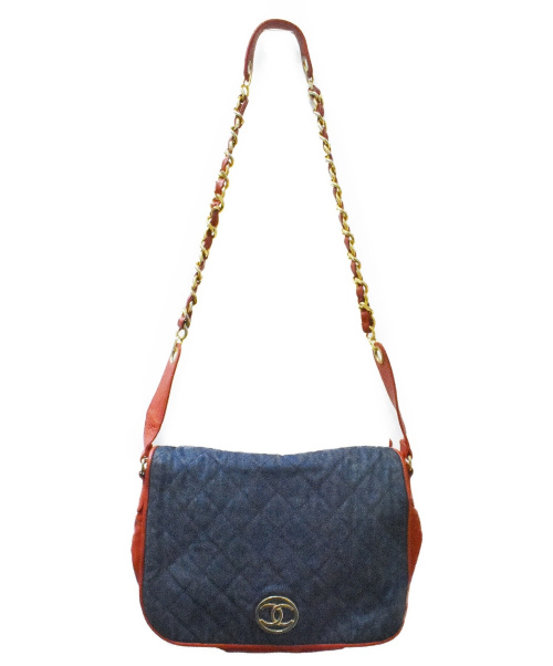 CHANEL（シャネル）CHANEL (シャネル) デニム切替ショルダーバッグ サイズ:- 1739575の古着・服飾アイテム
