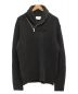 HERMES (エルメス) カシミヤショールカラーニット ブラック サイズ:M：44800円