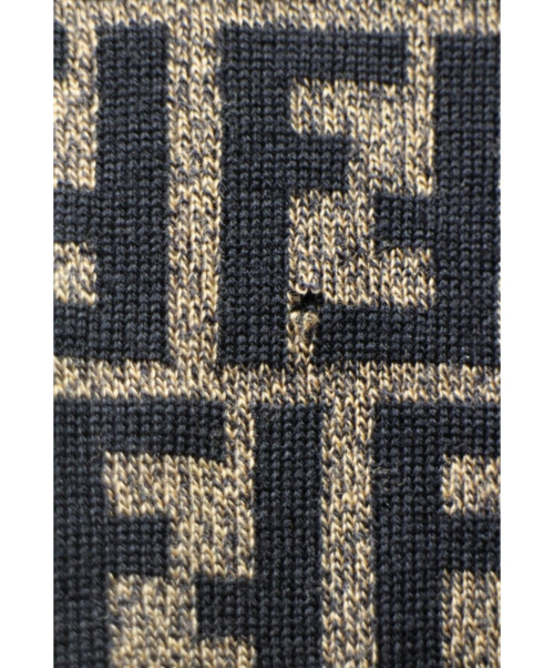 FENDI（フェンディ）FENDI (フェンディ) ズッカ柄ヴィンテージカーディガン ブラウン サイズ:40の古着・服飾アイテム