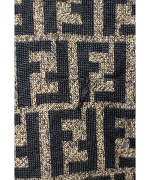 FENDI（フェンディ）FENDI (フェンディ) ズッカ柄ヴィンテージカーディガン ブラウン サイズ:40の古着・服飾アイテム