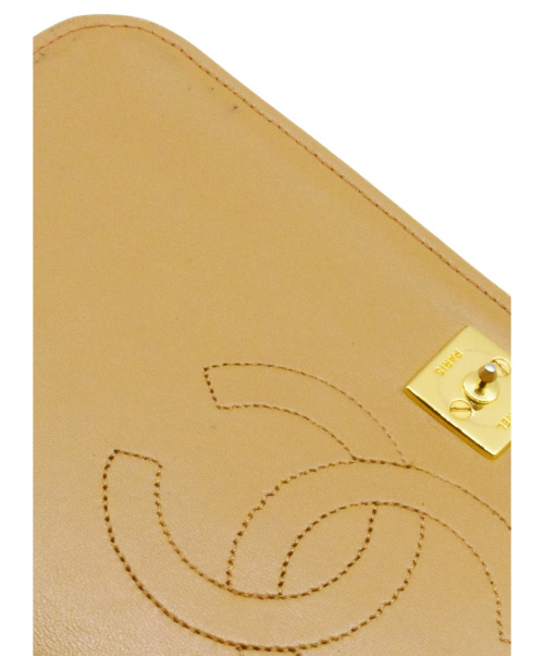 CHANEL（シャネル）CHANEL (シャネル) チェーンショルダーバッグ キャメル サイズ:- -の古着・服飾アイテム