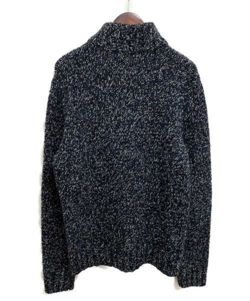 HERMES（エルメス）HERMES (エルメス) カシミヤ混ハーフジップボタンニット ネイビー サイズ:Mの古着・服飾アイテム