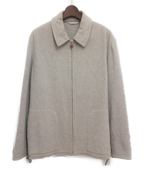 HERMES（エルメス）HERMES (エルメス) カシミア混ジップアップジャケット ベージュ サイズ:50の古着・服飾アイテム