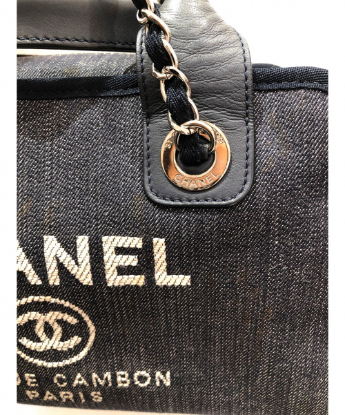 CHANEL（シャネル）CHANEL (シャネル) ドーヴィル インディゴ サイズ:-  A92749 31 RUE CAMBONの古着・服飾アイテム
