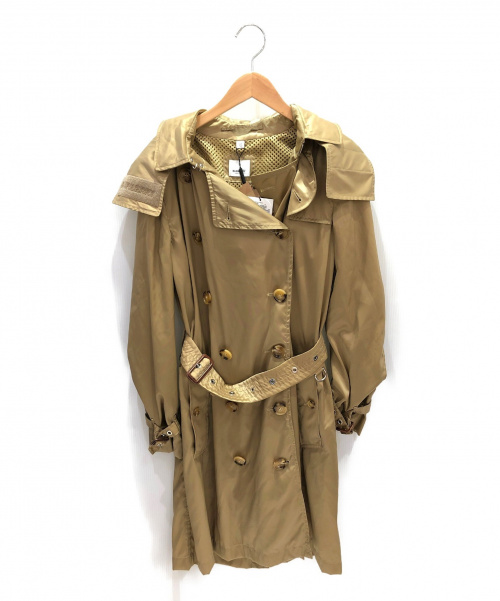 BURBERRY（バーバリー）BURBERRY (バーバリー) ナイロントレンチコート ベージュ サイズ:40 未使用品の古着・服飾アイテム
