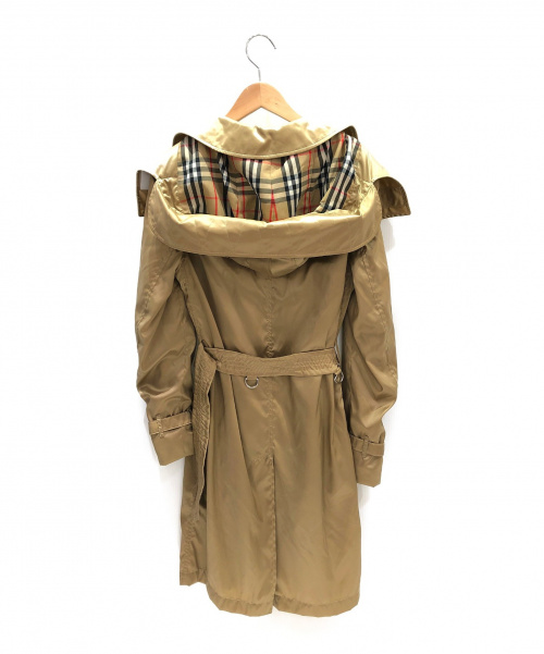 BURBERRY（バーバリー）BURBERRY (バーバリー) ナイロントレンチコート ベージュ サイズ:40 未使用品の古着・服飾アイテム