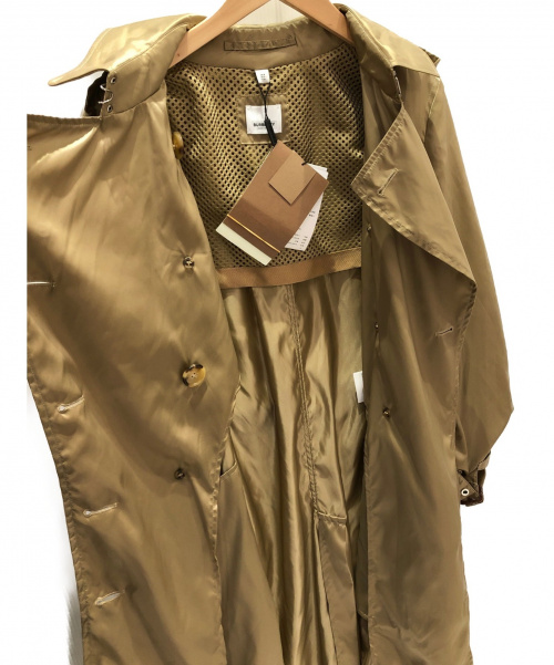 BURBERRY（バーバリー）BURBERRY (バーバリー) ナイロントレンチコート ベージュ サイズ:40 未使用品の古着・服飾アイテム