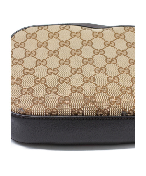 GUCCI（グッチ）GUCCI (グッチ) エンブロイダリーショルダーバッグ ブラウン サイズ:- GG 412008 -の古着・服飾アイテム