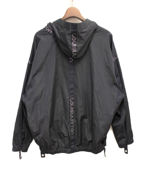 LOUIS VUITTON（ルイ ヴィトン）LOUIS VUITTON (ルイヴィトン) テープロゴウインドブレーカー ブラック サイズ:44の古着・服飾アイテム
