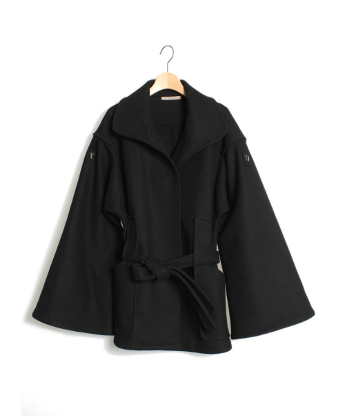 BOTTEGA VENETA（ボッテガベネタ）BOTTEGA VENETA (ボッテガヴェネタ) コート ブラック サイズ:40の古着・服飾アイテム