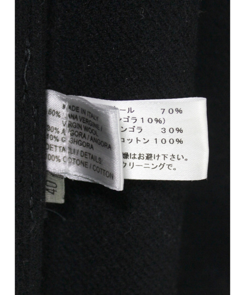 BOTTEGA VENETA（ボッテガベネタ）BOTTEGA VENETA (ボッテガヴェネタ) コート ブラック サイズ:40の古着・服飾アイテム