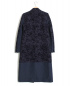 CELINE (セリーヌ) ジャガードコート ネイビー サイズ:38：39800円