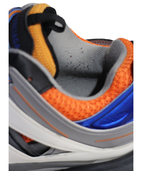 BALENCIAGA（バレンシアガ）BALENCIAGA (バレンシアガ) TRACK TRAINERS ホワイト×オレンジ サイズ:27の古着・服飾アイテム