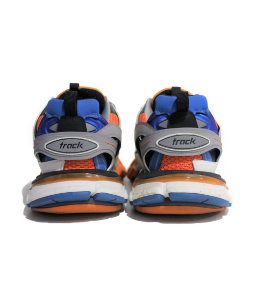 BALENCIAGA（バレンシアガ）BALENCIAGA (バレンシアガ) TRACK TRAINERS ホワイト×オレンジ サイズ:27の古着・服飾アイテム