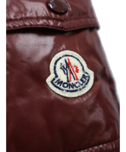 MONCLER（モンクレール）MONCLER (モンクレール) マヤダウンジャケット バーガンディー サイズ:S MAYAの古着・服飾アイテム