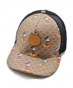 GUCCIグッチ）の古着「20SS ×Disney ベースボールキャップ」｜ブラウン