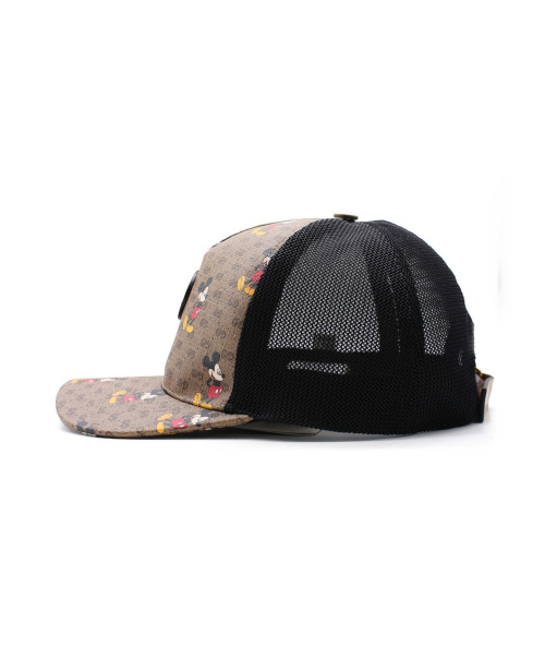 GUCCI（グッチ）GUCCI (グッチ) 20SS ×Disney ベースボールキャップ ブラウン サイズ:59cmの古着・服飾アイテム