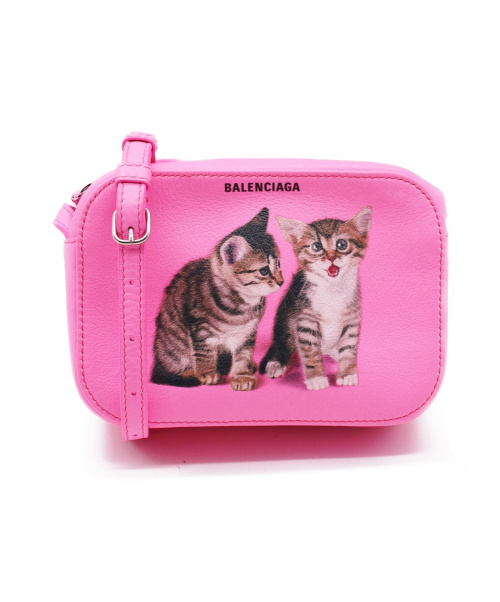 BALENCIAGA（バレンシアガ）BALENCIAGA (バレンシアガ) 19AW エブリデイカメラバッグ ピンク サイズ:XS EVERYDAY CAT 552372 5660.X.528147の古着・服飾アイテム