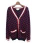 GUCCI（グッチ）の古着「19SS ジャガードカーディガン」｜ネイビー