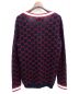 GUCCI (グッチ) 19SS ジャガードカーディガン ネイビー サイズ:S：79800円