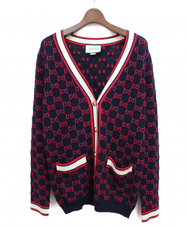 中古・古着通販】GUCCI (グッチ) 19SS ジャガードカーディガン