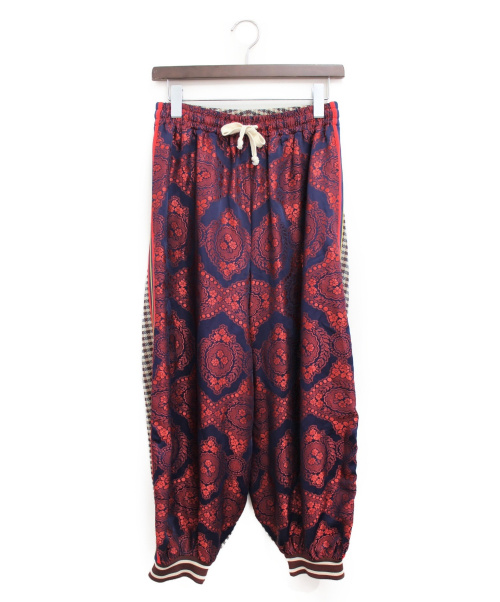 GUCCI（グッチ）GUCCI (グッチ) バイマテリアルハーレムスタイルパンツ サイズ:XSの古着・服飾アイテム