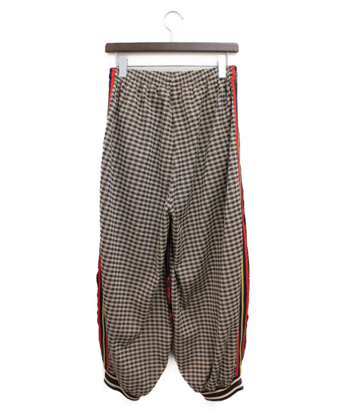 GUCCI（グッチ）GUCCI (グッチ) バイマテリアルハーレムスタイルパンツ サイズ:XSの古着・服飾アイテム