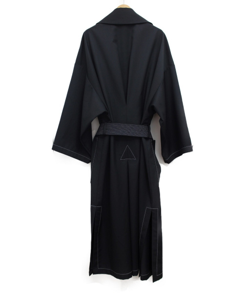 LOEWE（ロエベ）LOEWE (ロエベ) 19SS オーバーサイズベルテットコート ブラック サイズ:Sの古着・服飾アイテム
