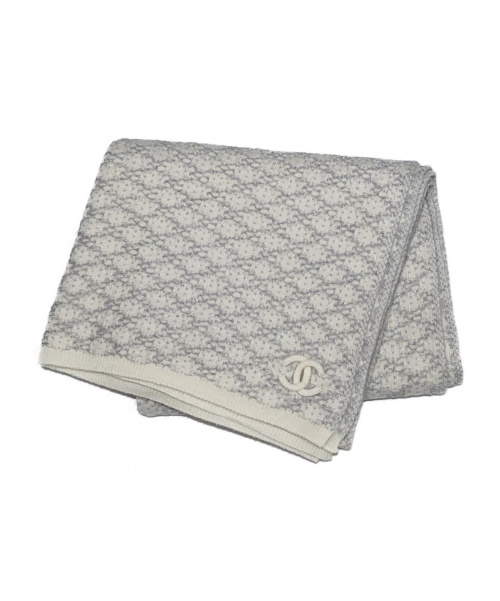CHANEL（シャネル）CHANEL (シャネル) カシミヤ混マフラー ホワイトの古着・服飾アイテム