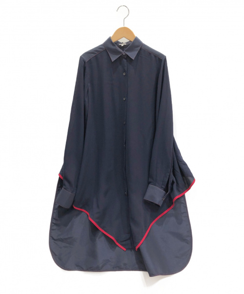 LOEWE（ロエベ）LOEWE (ロエベ) 切替シャツワンピース ネイビー サイズ:36の古着・服飾アイテム