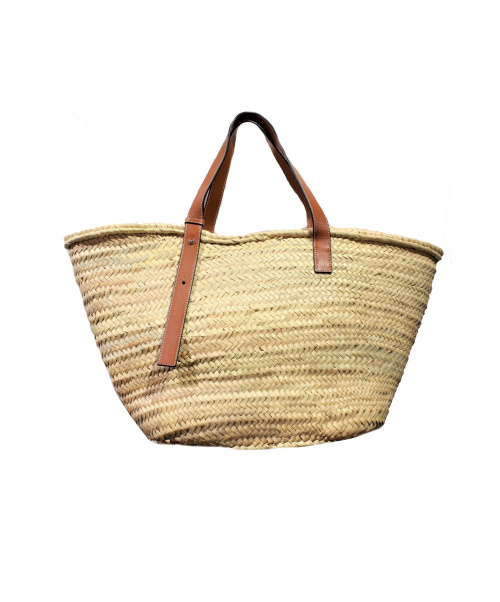 LOEWE（ロエベ）LOEWE (ロエベ) ラージバケットバッグ ベージュ サイズ:- 411707の古着・服飾アイテム