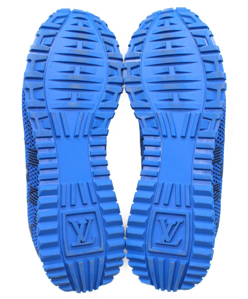 LOUIS VUITTON（ルイ ヴィトン）LOUIS VUITTON (ルイ・ヴィトン) RUN AWAY SNEAKER 1A3UGL ブルー サイズ:7 1/2の古着・服飾アイテム