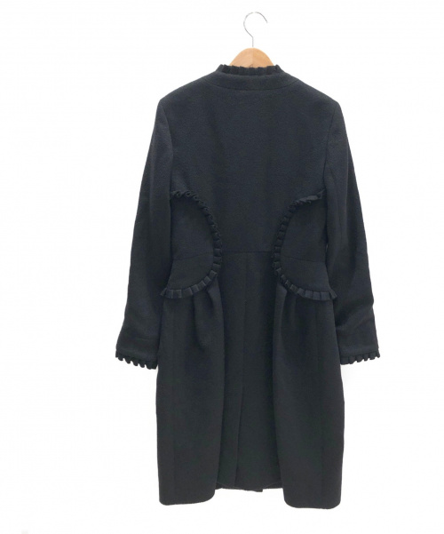 FENDI（フェンディ）FENDI (フェンディ) カシミヤロングコート ブラック サイズ:40の古着・服飾アイテム