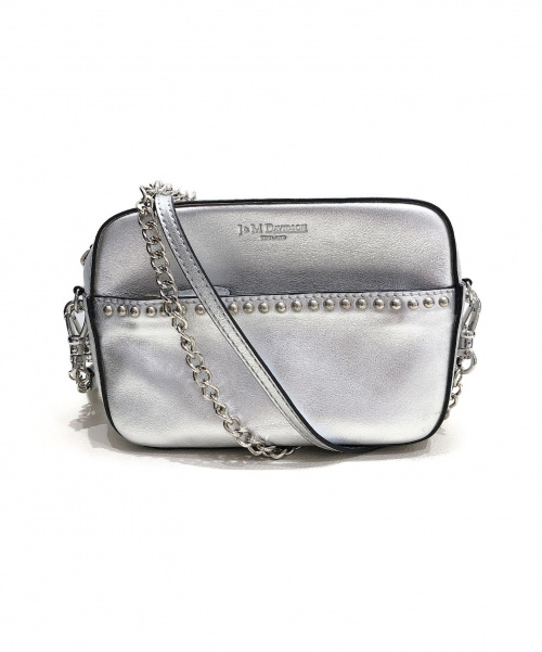 J&M DAVIDSON（ジェイ＆エム デヴィッドソン）J&M DAVIDSON (ジェイエムデビッドソン) リップスティックポシェット シルバー サイズ:- 未使用品  W/STUDS　ミニショルダーバッグの古着・服飾アイテム