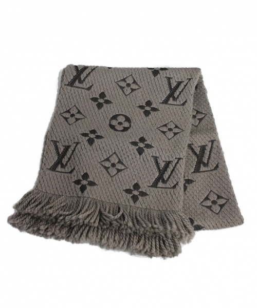 LOUIS VUITTON（ルイ ヴィトン）LOUIS VUITTON (ルイヴィトン) エシャルプ・ロゴマニア グレー サイズ:-の古着・服飾アイテム