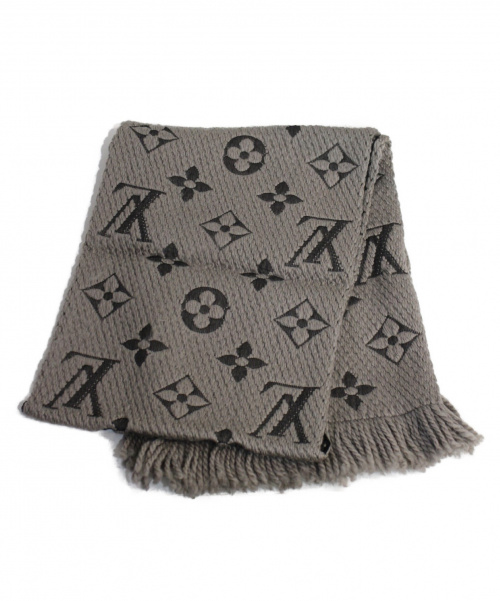 LOUIS VUITTON（ルイ ヴィトン）LOUIS VUITTON (ルイヴィトン) エシャルプ・ロゴマニア グレー サイズ:-の古着・服飾アイテム