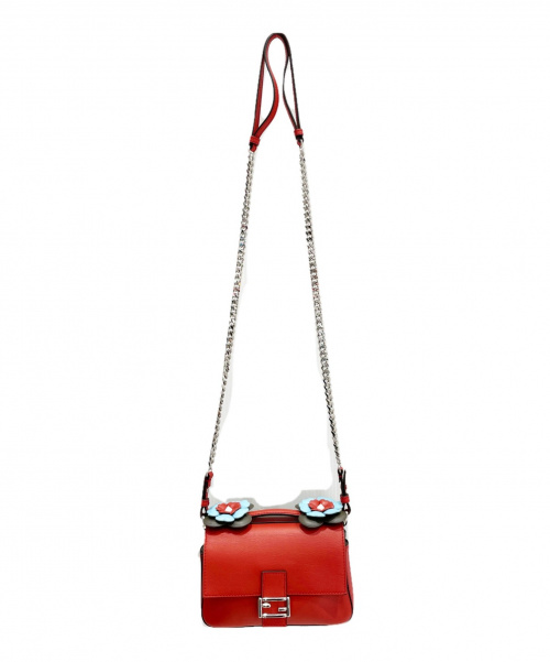 FENDI（フェンディ）FENDI (フェンディ) ダブルマイクロバケット グレー サイズ:- 8M0371の古着・服飾アイテム